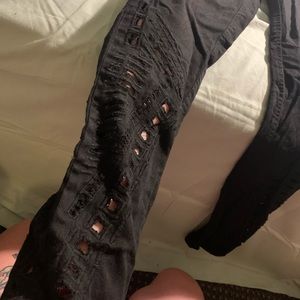 Black skinny jeans